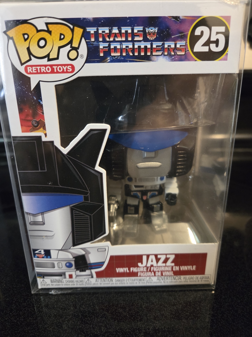 Funko Pop! Retro Toys Transformers #25 Jazz - Blue, White & Black